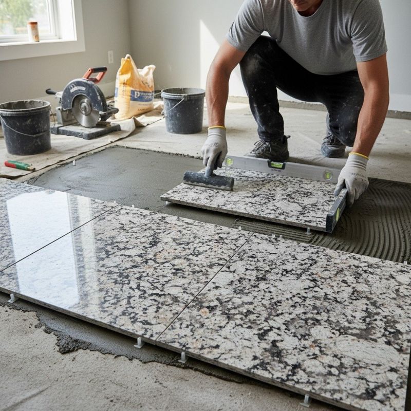 Marble And Granite Installation detail